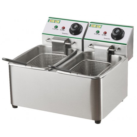 Fimar double tank countertop fryer Easy Line 2x4,2L