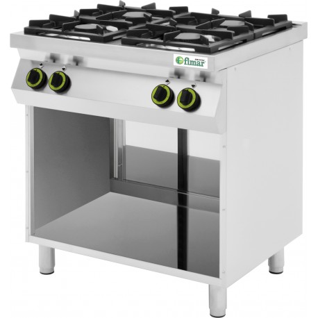 Fimar gas boiling range with stand CC74G