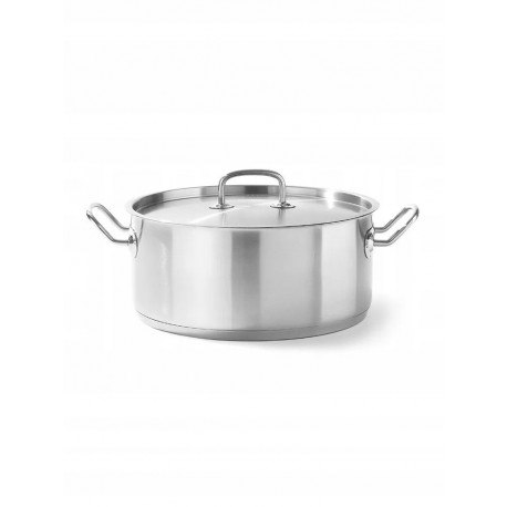 Hendi stew pan low with lid 7,3L "Kitchen line"