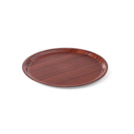 Hendi round wood form serving tray