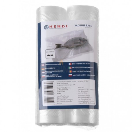 Hendi 200x6000mm embossed vacuum bags