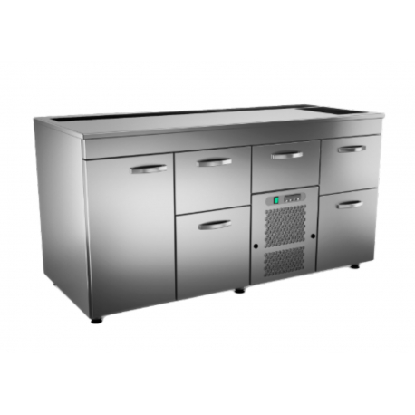 Inox Baltic cold cupboard for barmen BM-1615