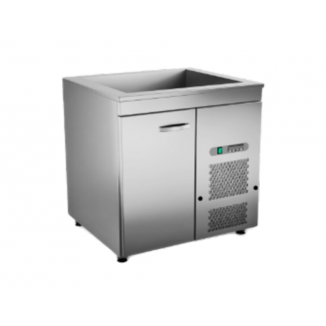 Inox Baltic cold cupboard with cold basin KSK-810