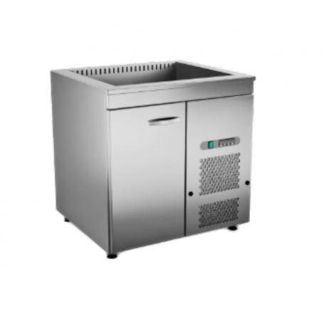 Inox Baltic cold cupboard with cold basin KSK/V-810