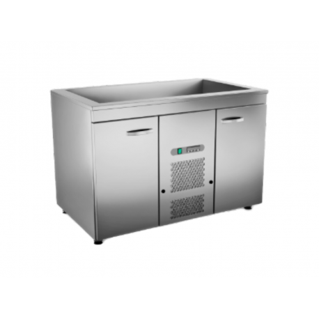 Inox Baltic cold cupboard with cold basin KSK-1220