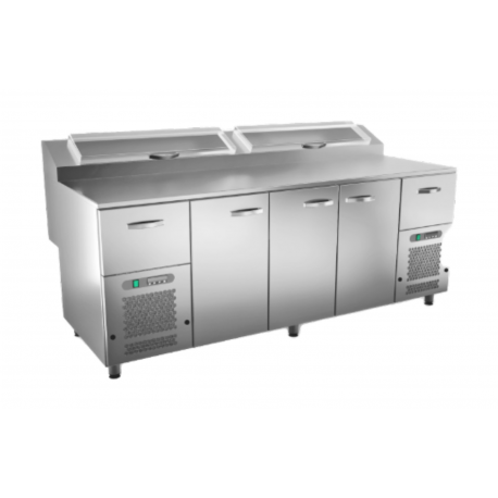 Inox Baltic pizza preparation cold cupboard KTL/P-2032