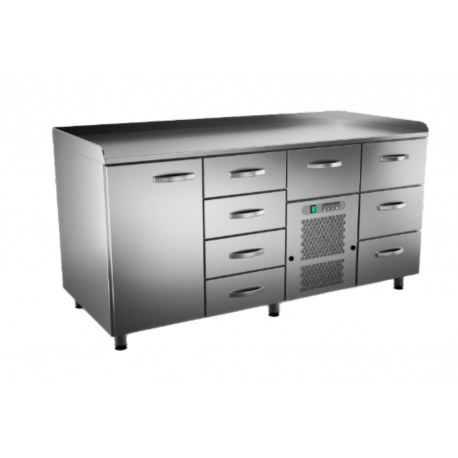 Inox Baltic pizza preparation cold cupboard PZK-1618