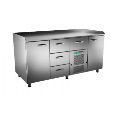 Inox Baltic pizza preparation cold cupboard PZK-1624