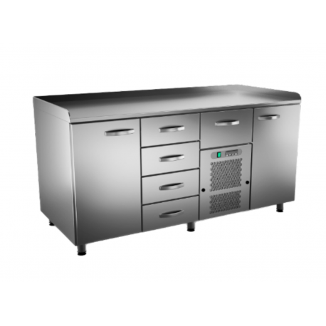 Inox Baltic pizza preparation cold cupboard PZK-1625