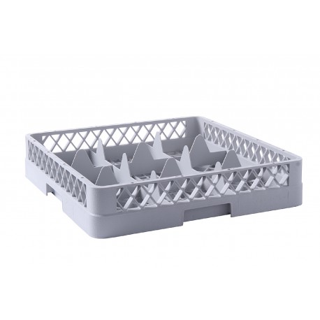 Hendi dishwasher basket for glassware with 9 compartments