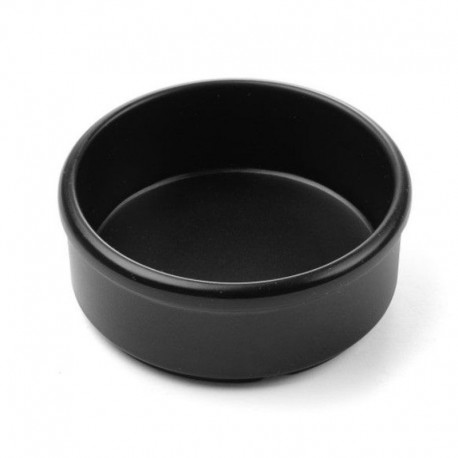 Hendi black butter and sauce dish 80x80x30mm