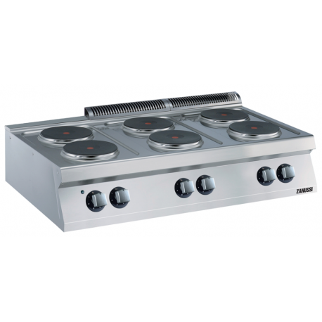 Zanussi electric boiling ring top with 6 hot plates EVO 700