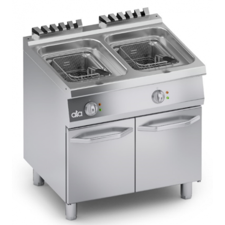 ATA electric free standing double fryer 2x10L C2EFG1010