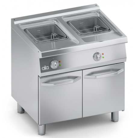 ATA electric free standing double fryer 2x15L K7EFG1015