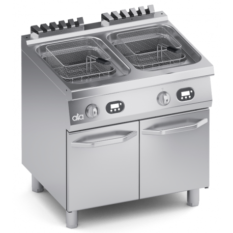 ATA electric free standing double fryer 2x15L K7EFE1015