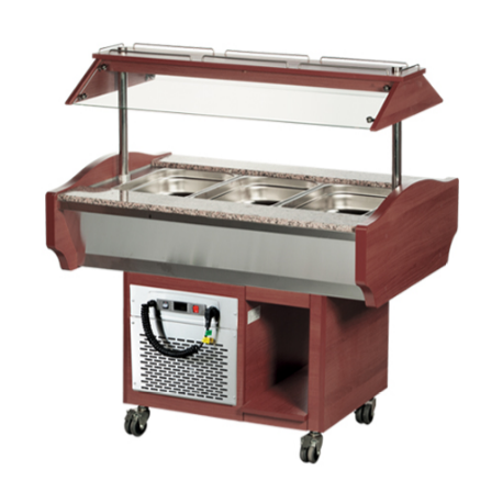 Arisco cold bain marie SBM3M