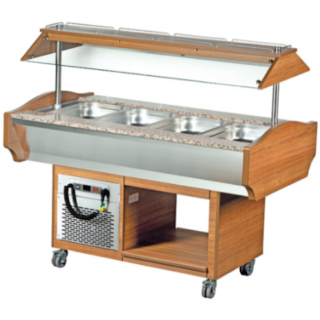 Arisco cold bain marie SBM4C