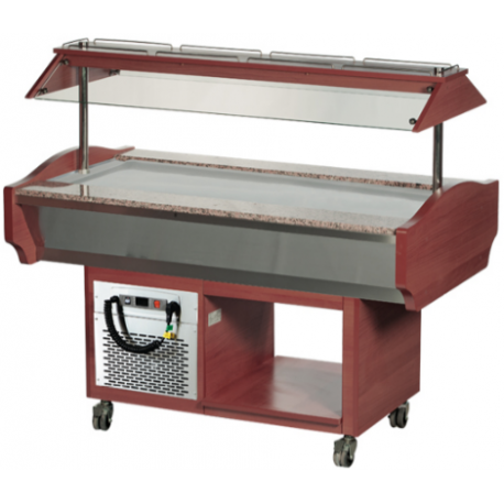 Arisco single surface cold bain marie SBMP4M