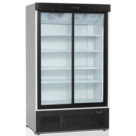 Tefcold double glass door showcase fridge FS1202S