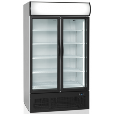 Tefcold double glass door showcase fridge FSC1950H