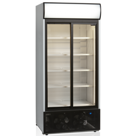 Tefcold double glass door showcase fridge FSC890S