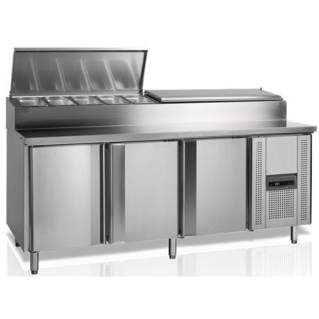 Tefcold prep counter SS8300