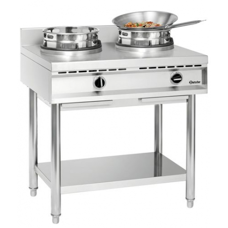 Bartscher wok cooker, 2 burners