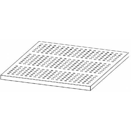 Samaref stainless steel perforated shelf RF 53x60 X