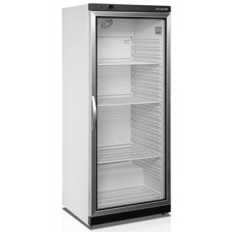 Tefcold glass door showcase fridge UR600G