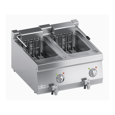 ATA double tank countertop fryer 2x12L