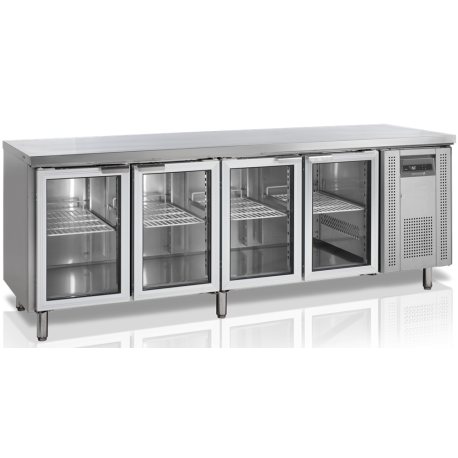 Tefcold 4 door counter fridge CK7410G