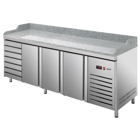 Asber pizza prep counter ETP-8-250-37 HC GR