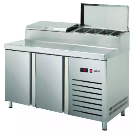 Asber pizza prep counter ETPZ-8-150 HC GN 1/4