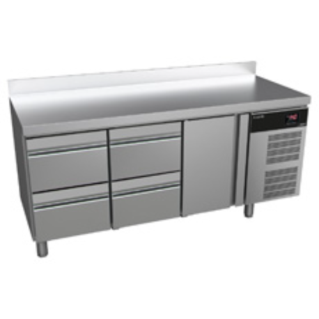 Asber 1 door and 4 drawer counter fridge ATP-7-180-14