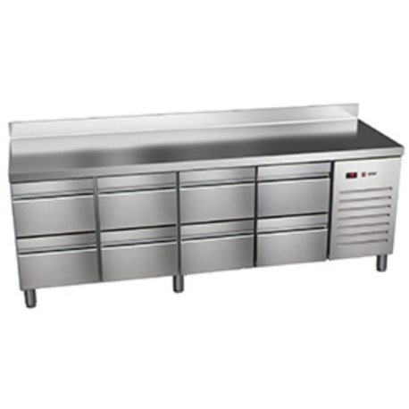 Asber 8 drawer counter fridge ETP-7-225-08 HC