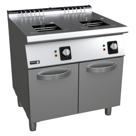 Fagor electric free standing double fryer 2x15L F-E7215