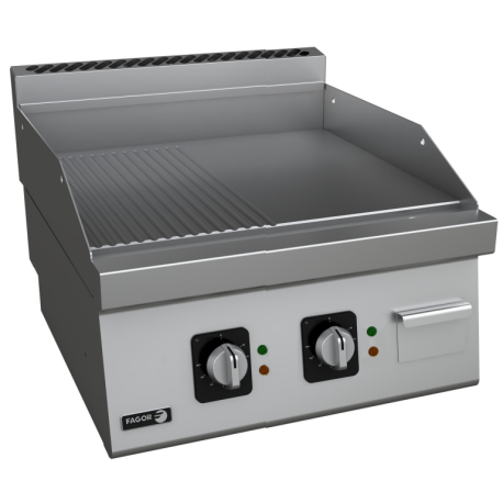 Fagor electric griddle plate double fry top CI-FTE608T SR