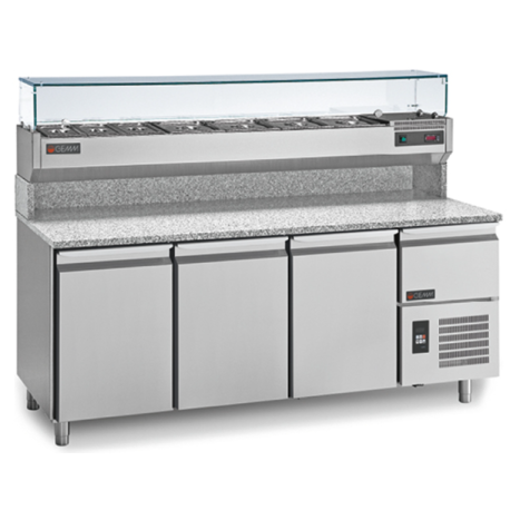 Gemm pizza prep counter PC/215