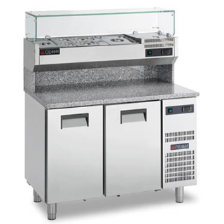 Gemm picų stalas su ingredientų vitrina SMR/12