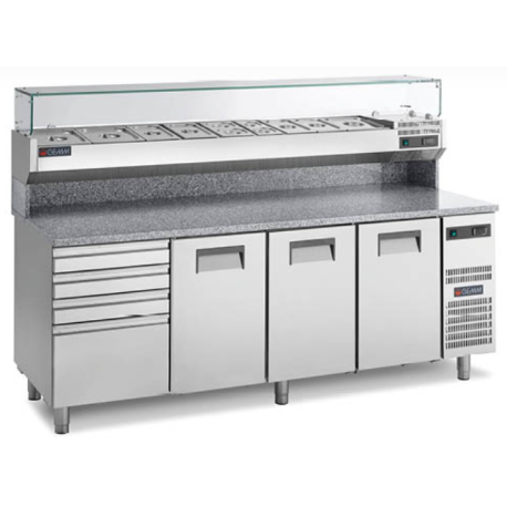 Gemm pizza prep counter SMR/20C