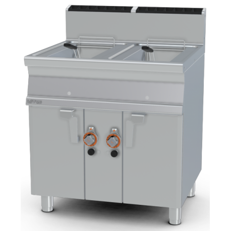 Lotus gas free standing double fryer 2x13L F2/13-78G