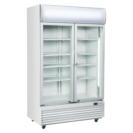 Coolhead double glass door drinks fridge DC 1000H