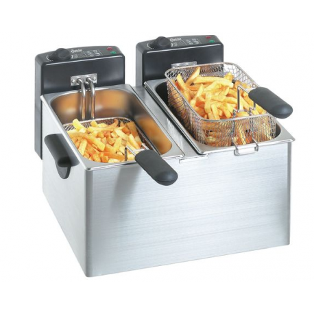 Bartscher double tank countertop fryer MINI III 2x4L