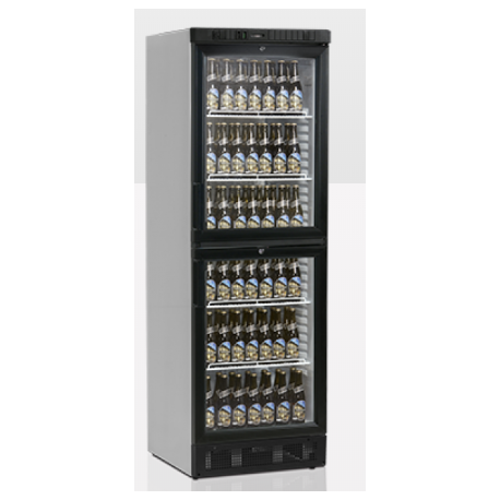 Tefcold glass door showcase fridge SCU2375