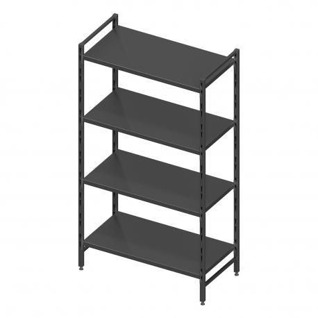 Assemble four shelves rack