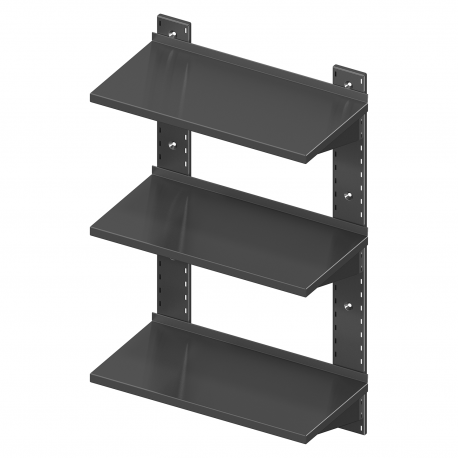 Wall shelve triple 400mm