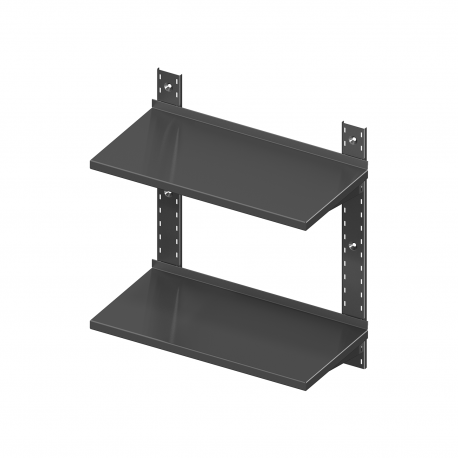 Wall shelve double 500mm