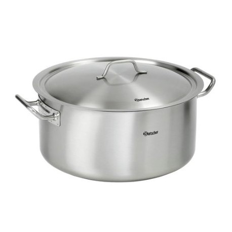 Bartscher stainless steel pot with lid 25 l.